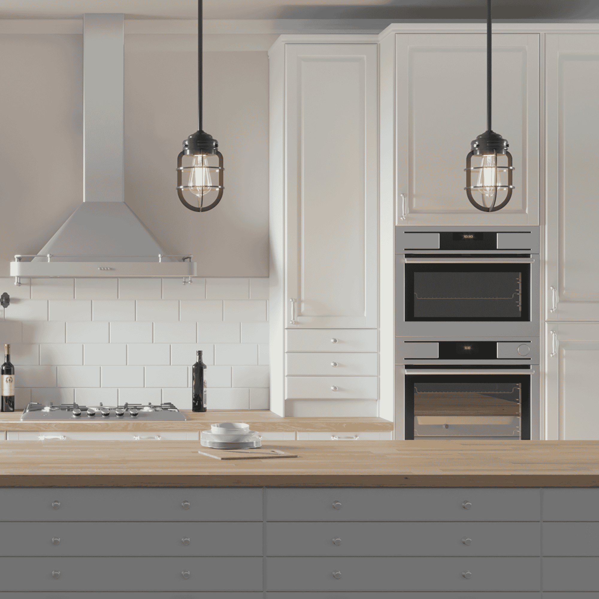 Hunter Starklake 1-Light Mini Pendant in Noble Bronze