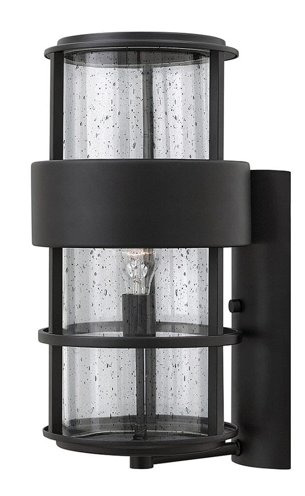 Satin Black LED Wall Mount from the Saturn Collection