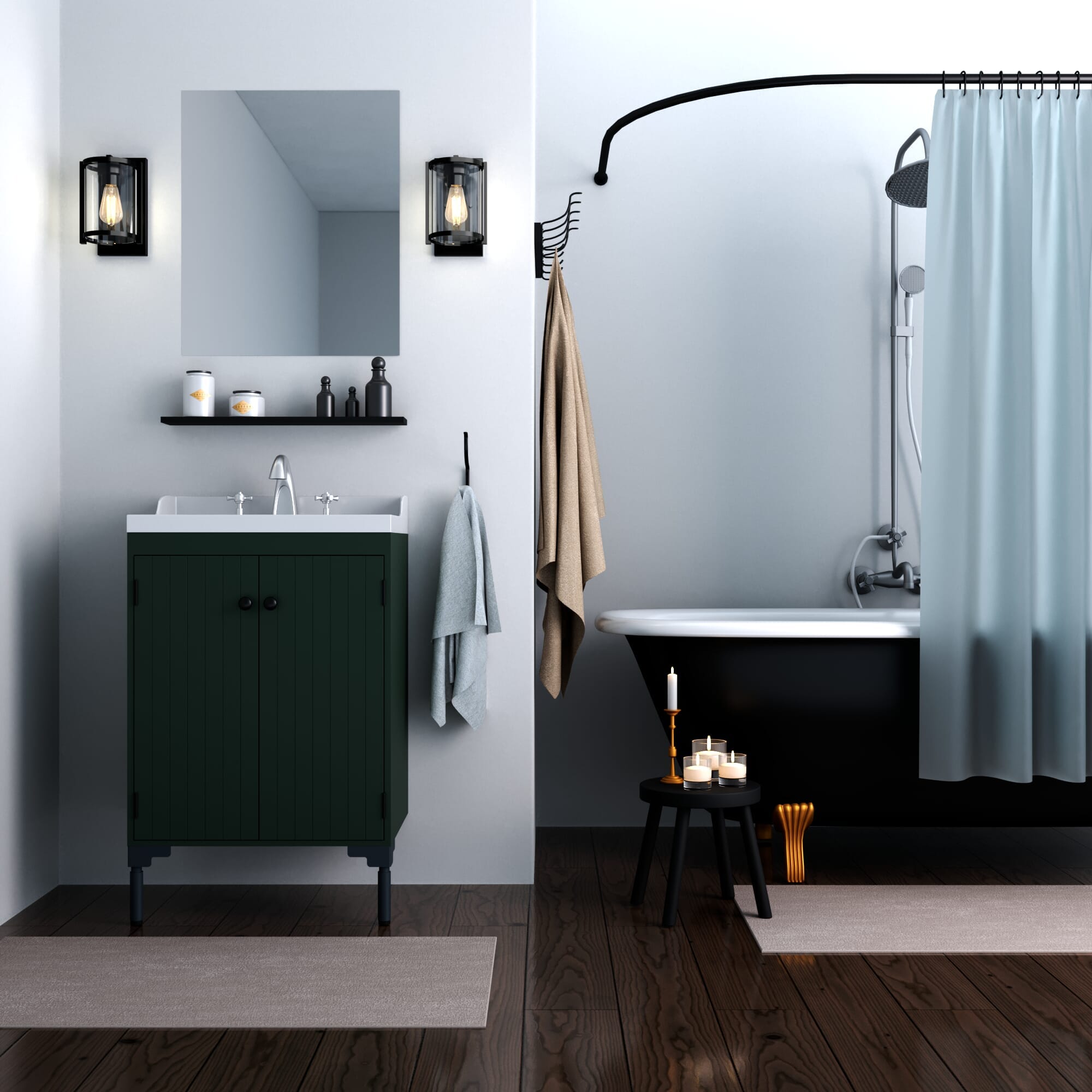 Hunter Astwood 1-Light Wall Sconce - Thumbnail 2