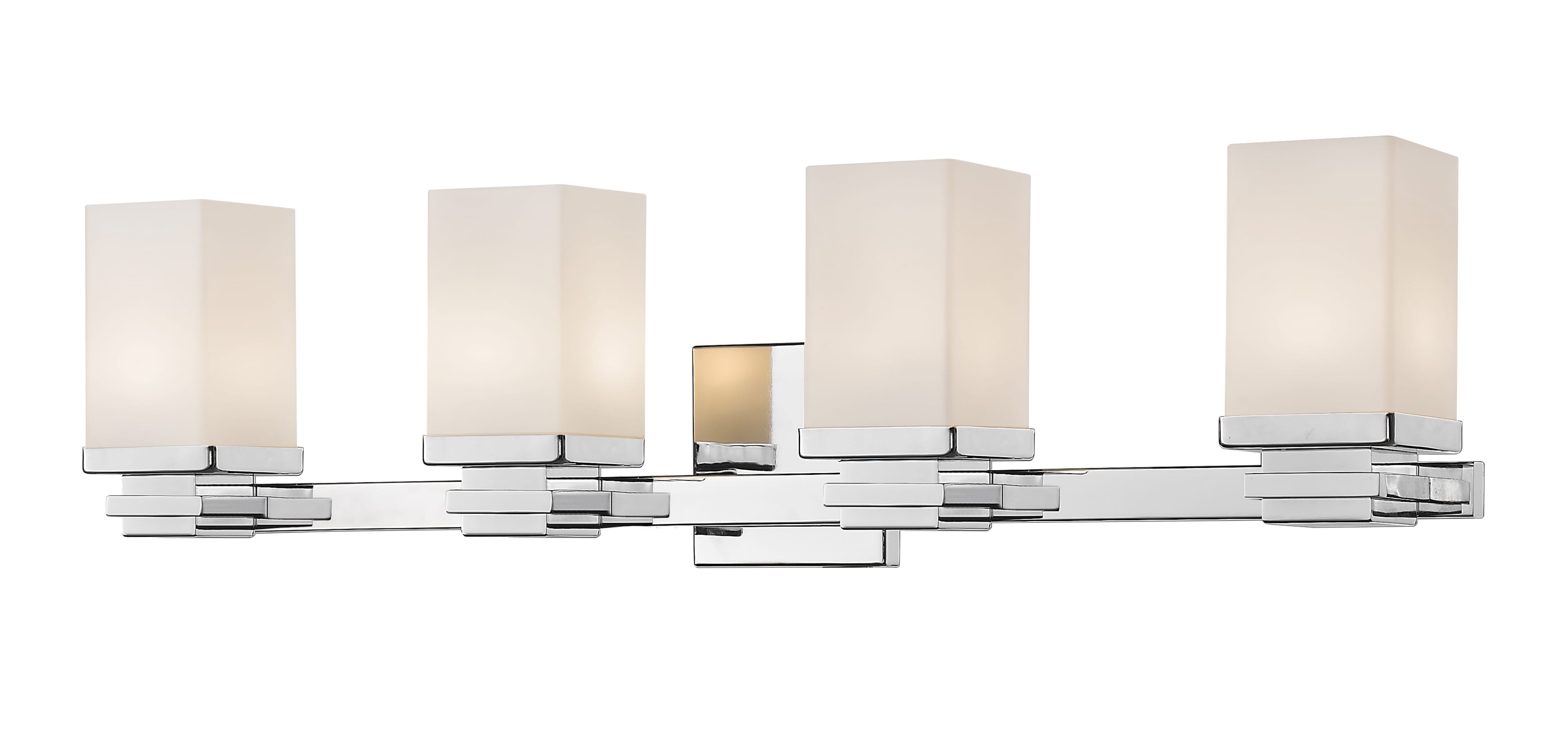 Z-Lite Avige 4-Light Bathroom Vanity Light In Chrome