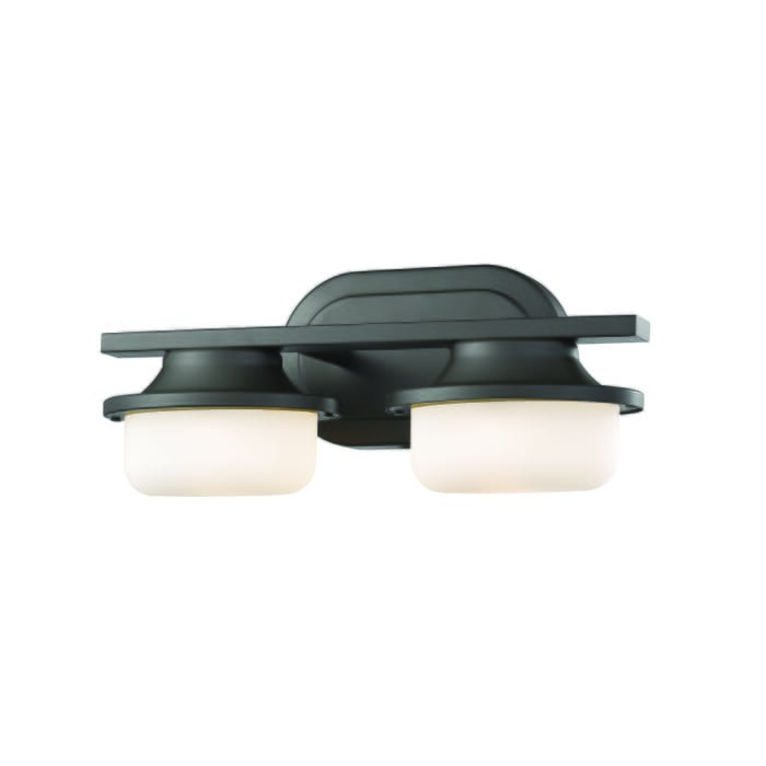 Z-Lite Optum 2-Light Bathroom Vanity Light In Bronze Z-Lite Optum 2-Light Bathroom Vanity Light In Bronze