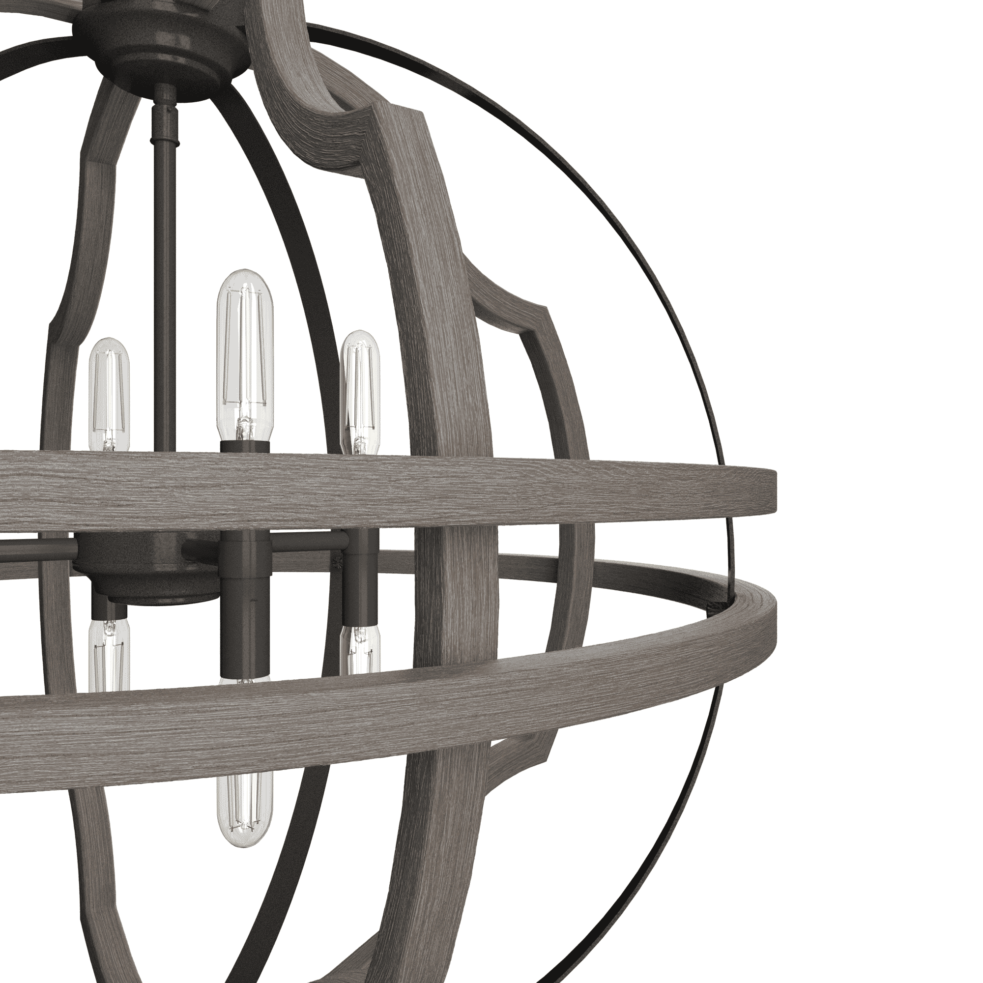 Hunter Stone Creek 8-Light Pendant in Noble Bronze