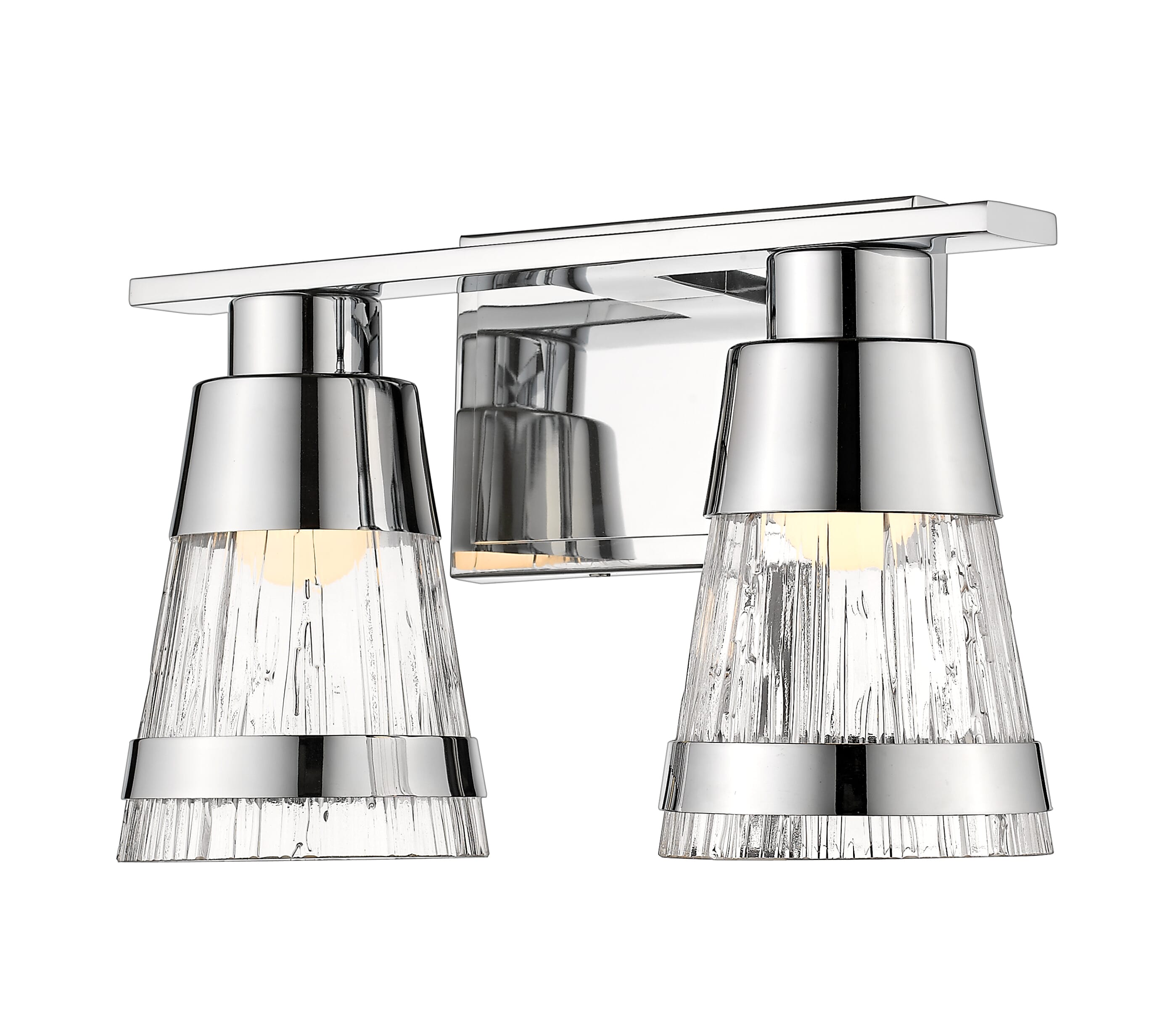Z-Lite Ethos 2-Light Bathroom Vanity Light In Chrome