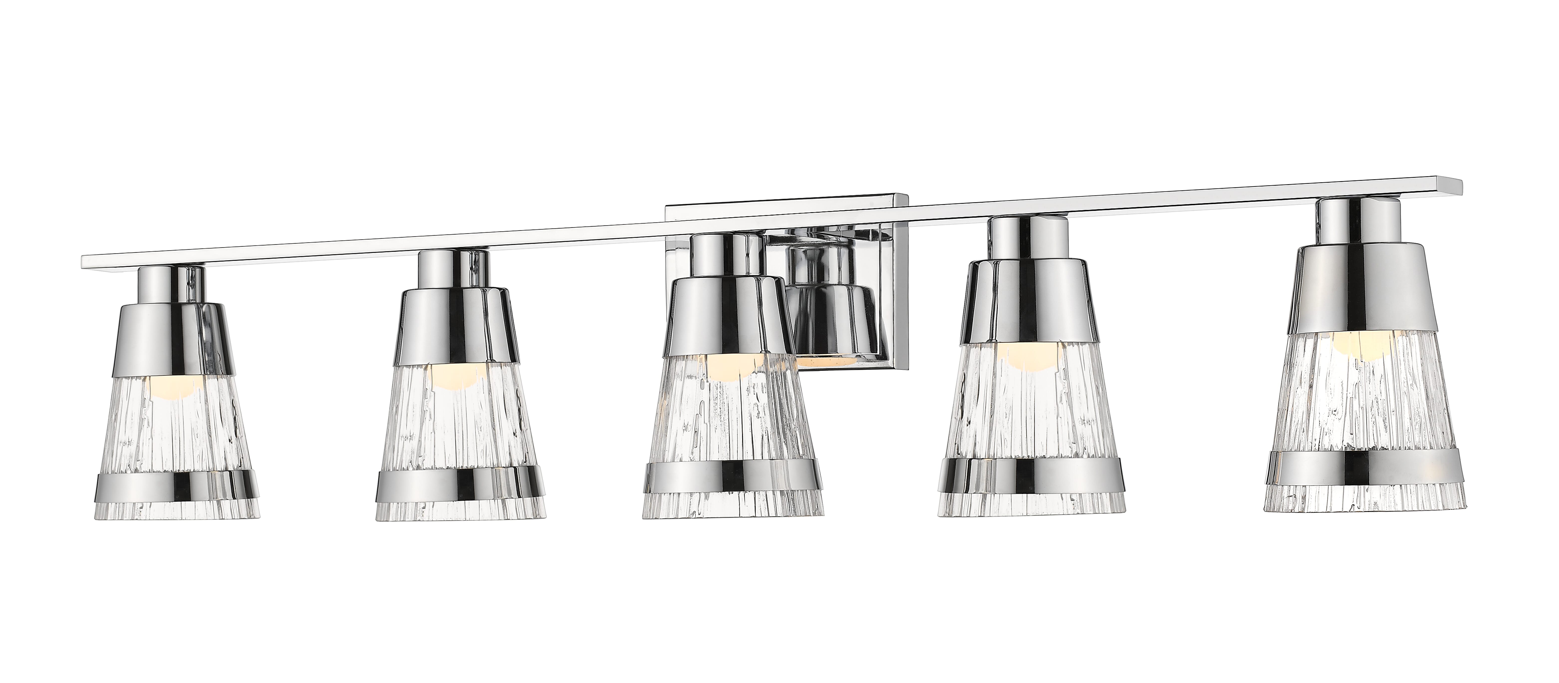 Z-Lite Ethos 5-Light Bathroom Vanity Light In Chrome