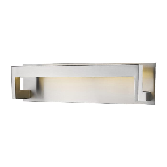 Z-Lite Linc 1-Light Bathroom Vanity Light In Brushed Nickel Z-Lite Linc 1-Light Bathroom Vanity Light In Brushed Nickel