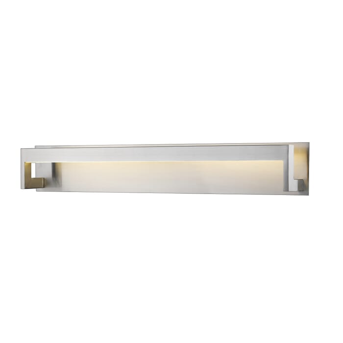 Z-Lite Linc 1-Light Bathroom Vanity Light In Brushed Nickel Z-Lite Linc 1-Light Bathroom Vanity Light In Brushed Nickel