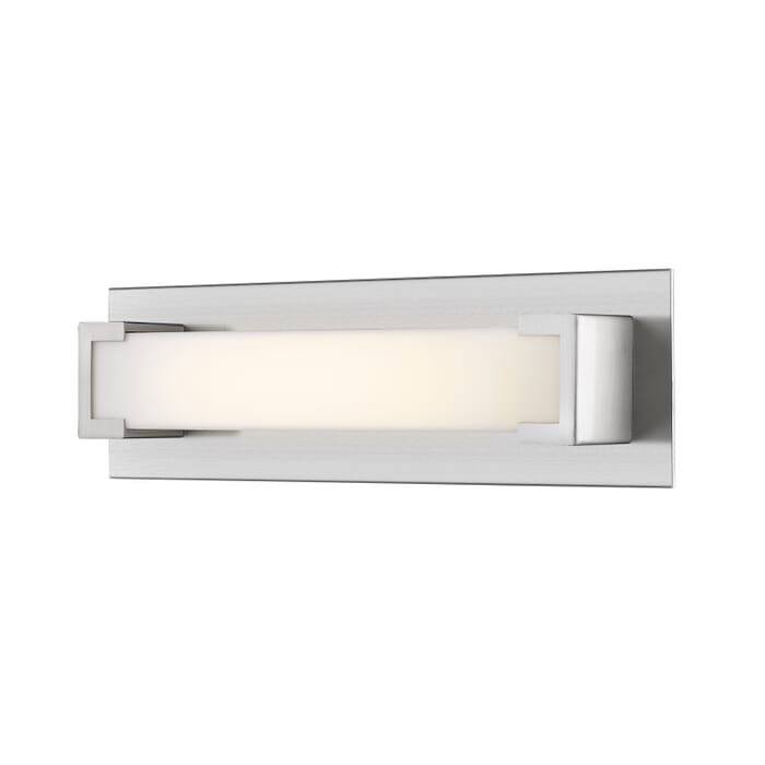 Z-Lite Elara 1-Light Bathroom Vanity Light In Brushed Nickel Z-Lite Elara 1-Light Bathroom Vanity Light In Brushed Nickel