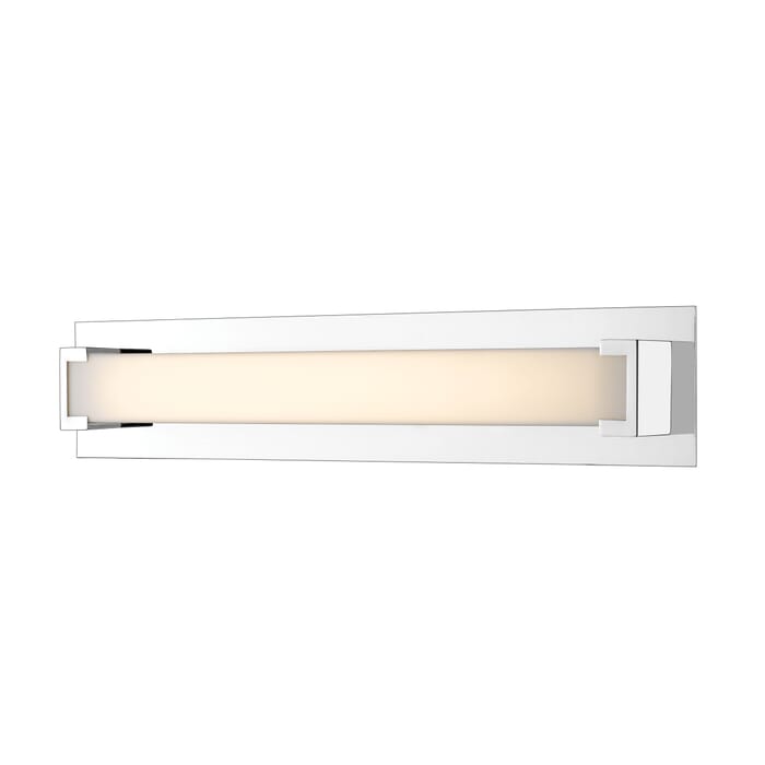 Z-Lite Elara 1-Light Bathroom Vanity Light In Chrome Z-Lite Elara 1-Light Bathroom Vanity Light In Chrome