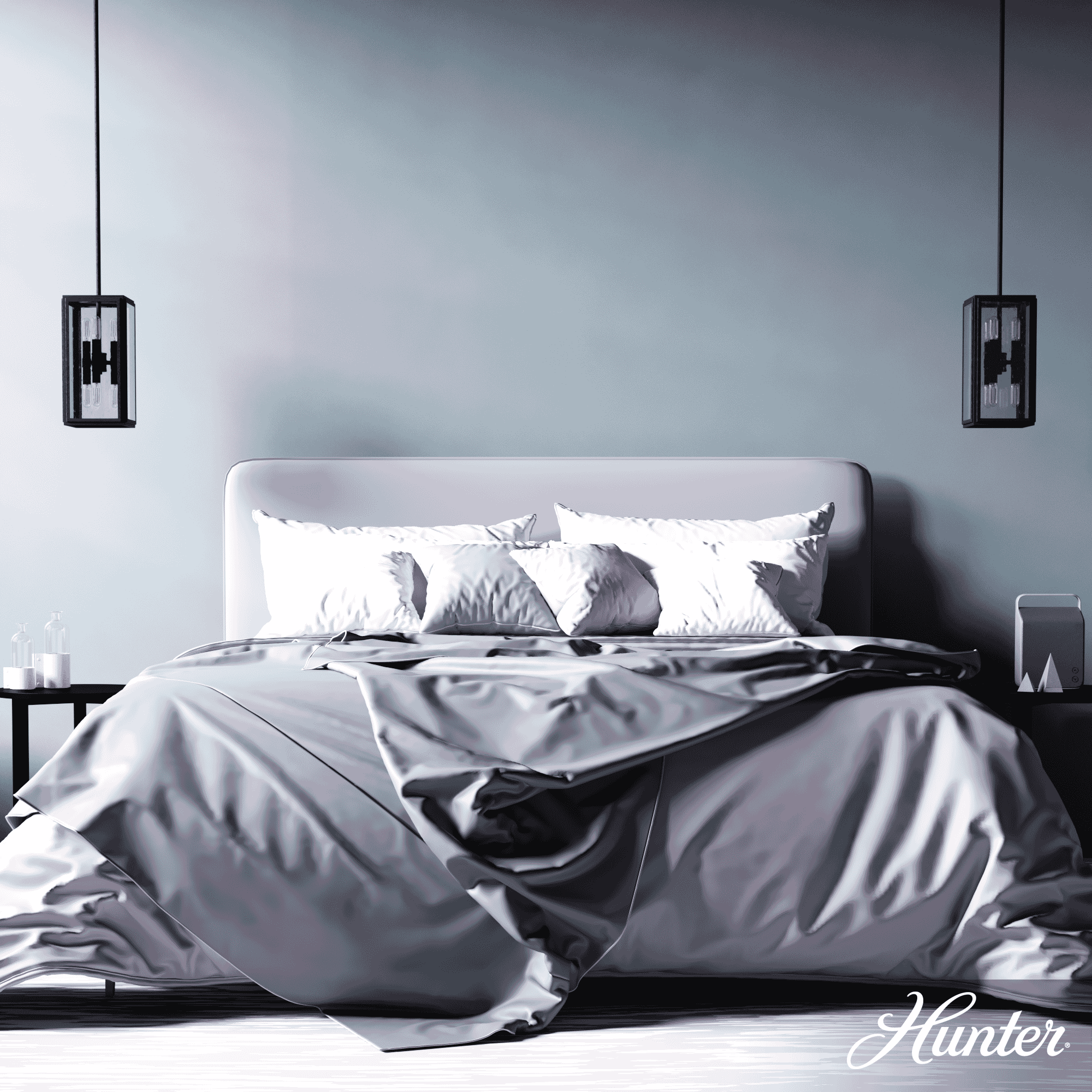 Hunter Felippe 6-Light Pendant in Natural Iron