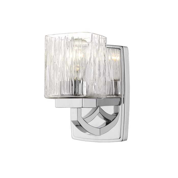 Z-Lite Zaid 1-Light Wall Sconce In Chrome Z-Lite Zaid 1-Light Wall Sconce In Chrome