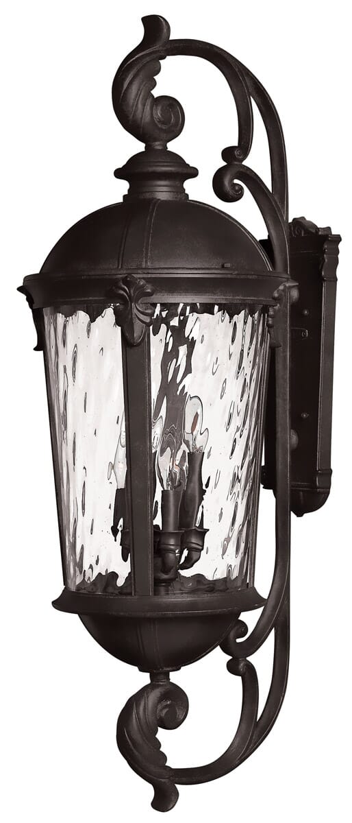 Windsor 6-Light Outdoor Extra Large Wall Mount in Black