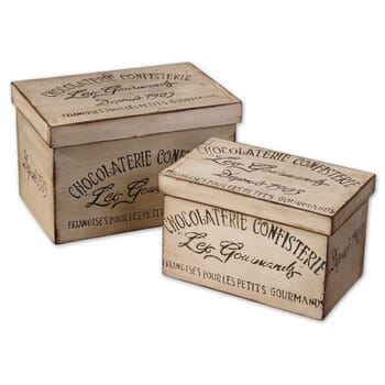 Uttermost Chocolaterie, Boxes, Set/2