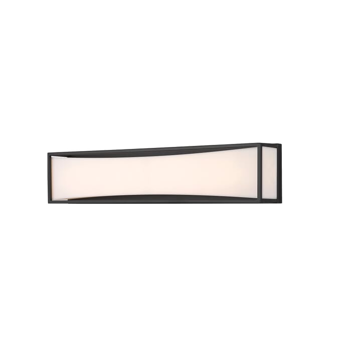 Z-Lite Baden 2-Light Bathroom Vanity Light In Matte Black Z-Lite Baden 2-Light Bathroom Vanity Light In Matte Black