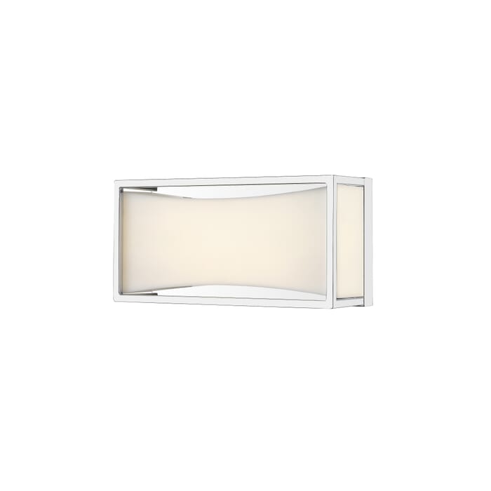 Z-Lite Baden 1-Light Bathroom Vanity Light In Chrome Z-Lite Baden 1-Light Bathroom Vanity Light In Chrome