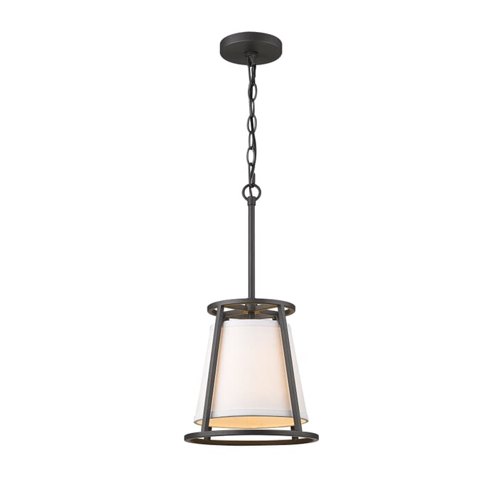 Z-Lite Lenyx Pendant 1-Light Mini Pendant Light In Iron Ore Z-Lite Lenyx Pendant 1-Light Mini Pendant Light In Iron Ore