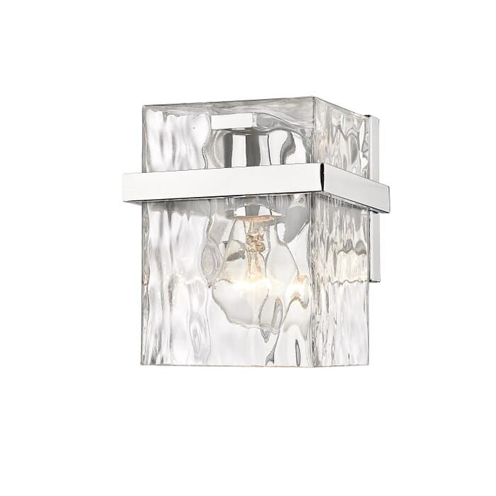 Z-Lite Bennington 1-Light Wall Sconce In Chrome Z-Lite Bennington 1-Light Wall Sconce In Chrome