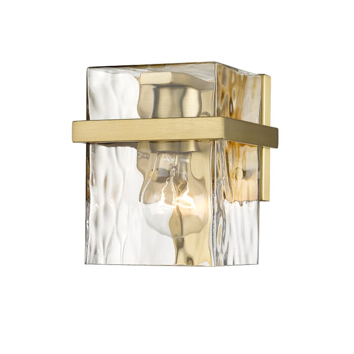 Z-Lite Bennington 1-Light Wall Sconce In Modern Gold Z-Lite Bennington 1-Light Wall Sconce In Modern Gold