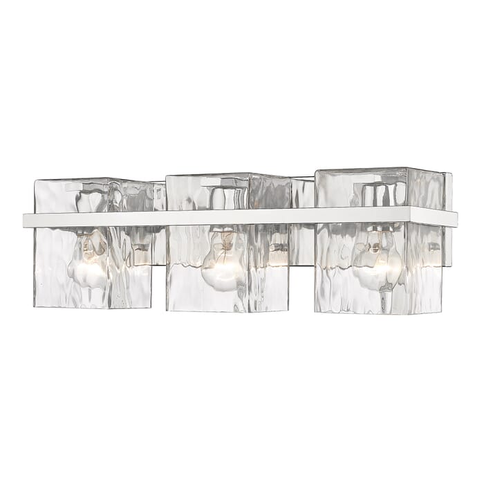 Z-Lite Bennington 3-Light Bathroom Vanity Light In Chrome Z-Lite Bennington 3-Light Bathroom Vanity Light In Chrome