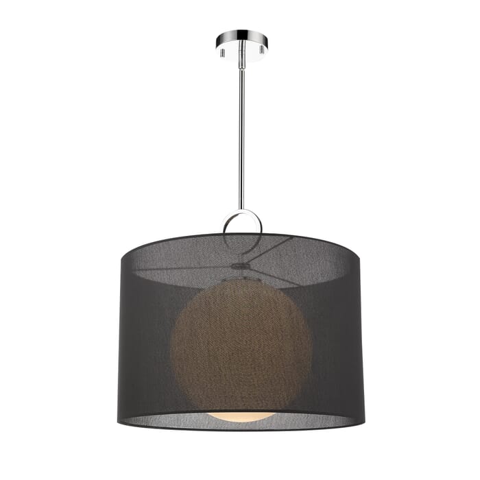 Z-Lite Arosia 1-Light Pendant Light In Chrome Z-Lite Arosia 1-Light Pendant Light In Chrome