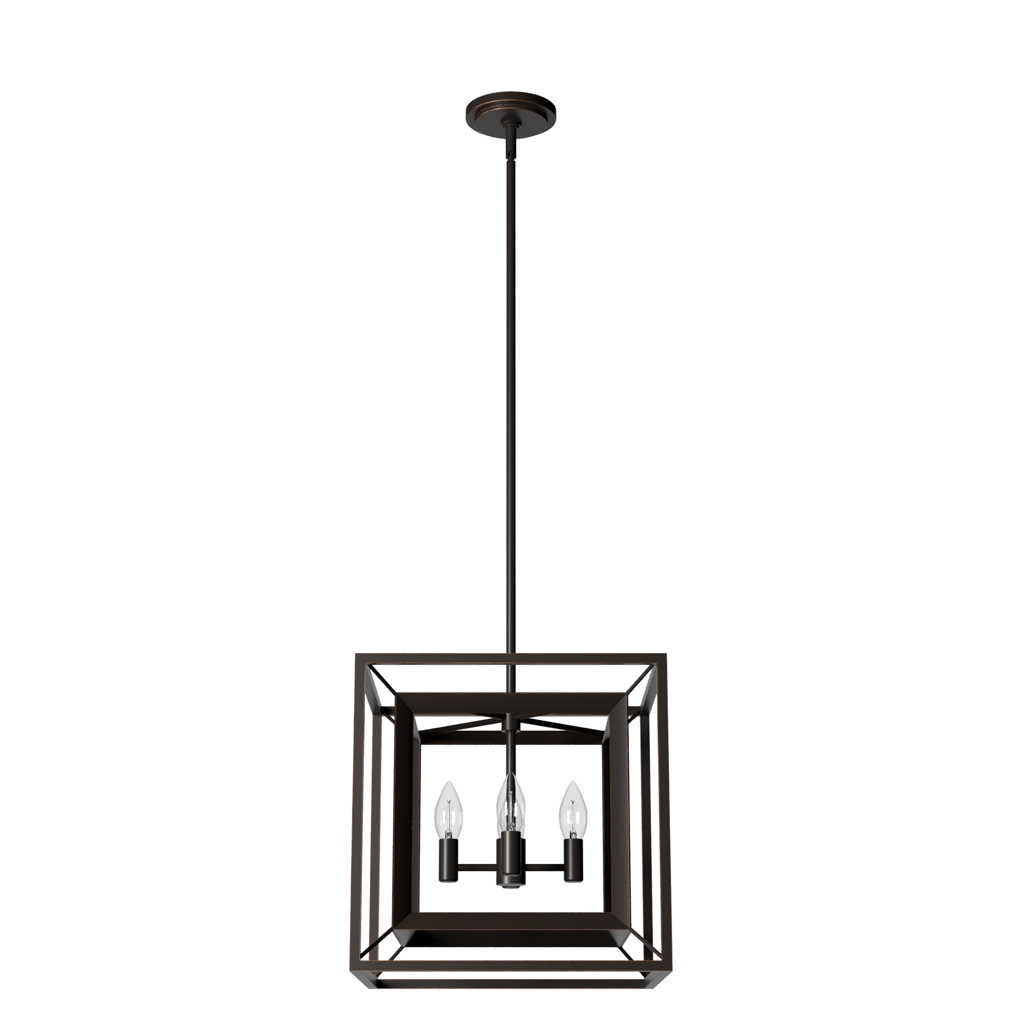 Hunter Doherty 4-Light Chandelier in Onyx Bengal -  Hunter Fans, 19401