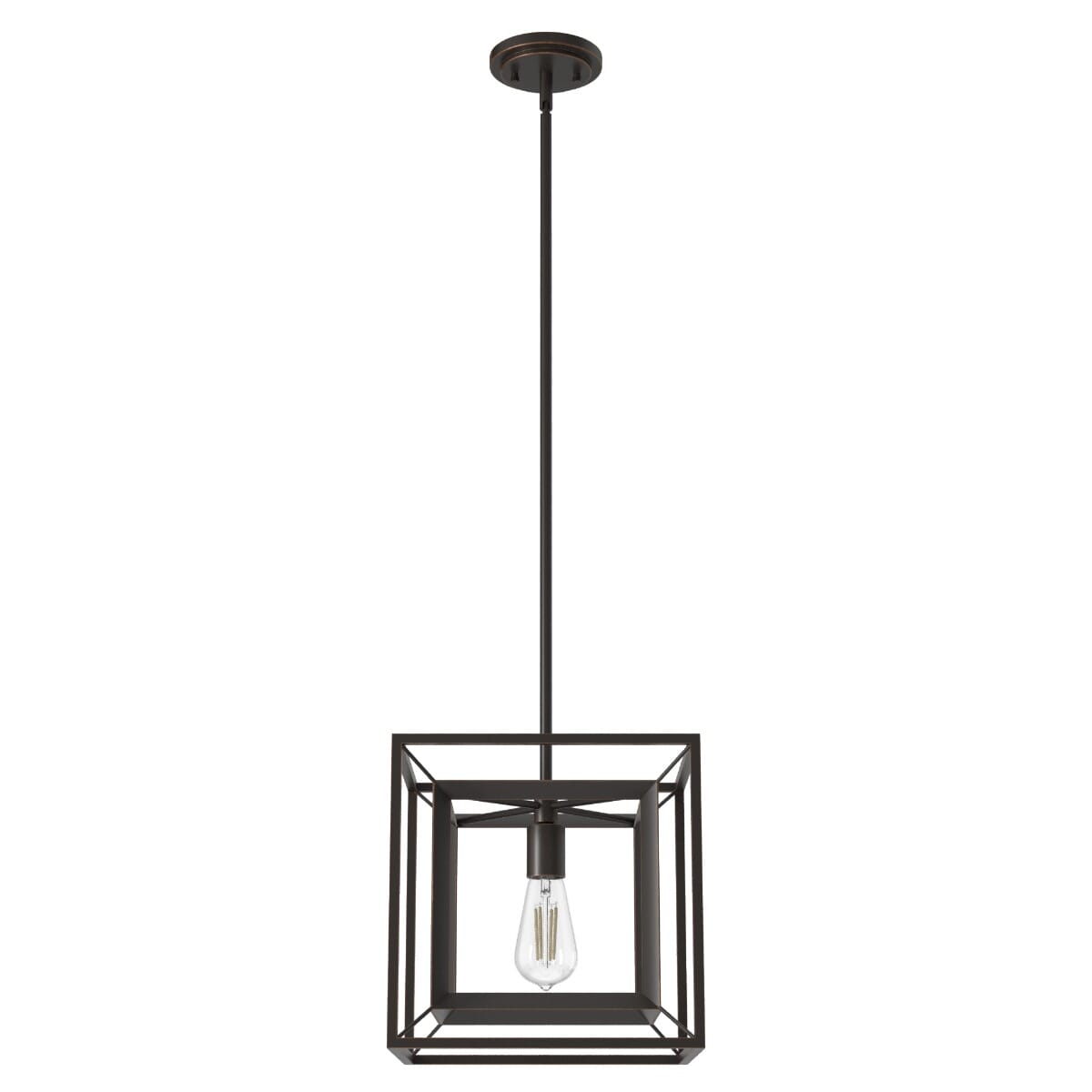 Hunter Doherty Convertible 1-Light Pendant in Onyx Bengal -  Hunter Fans, 19407