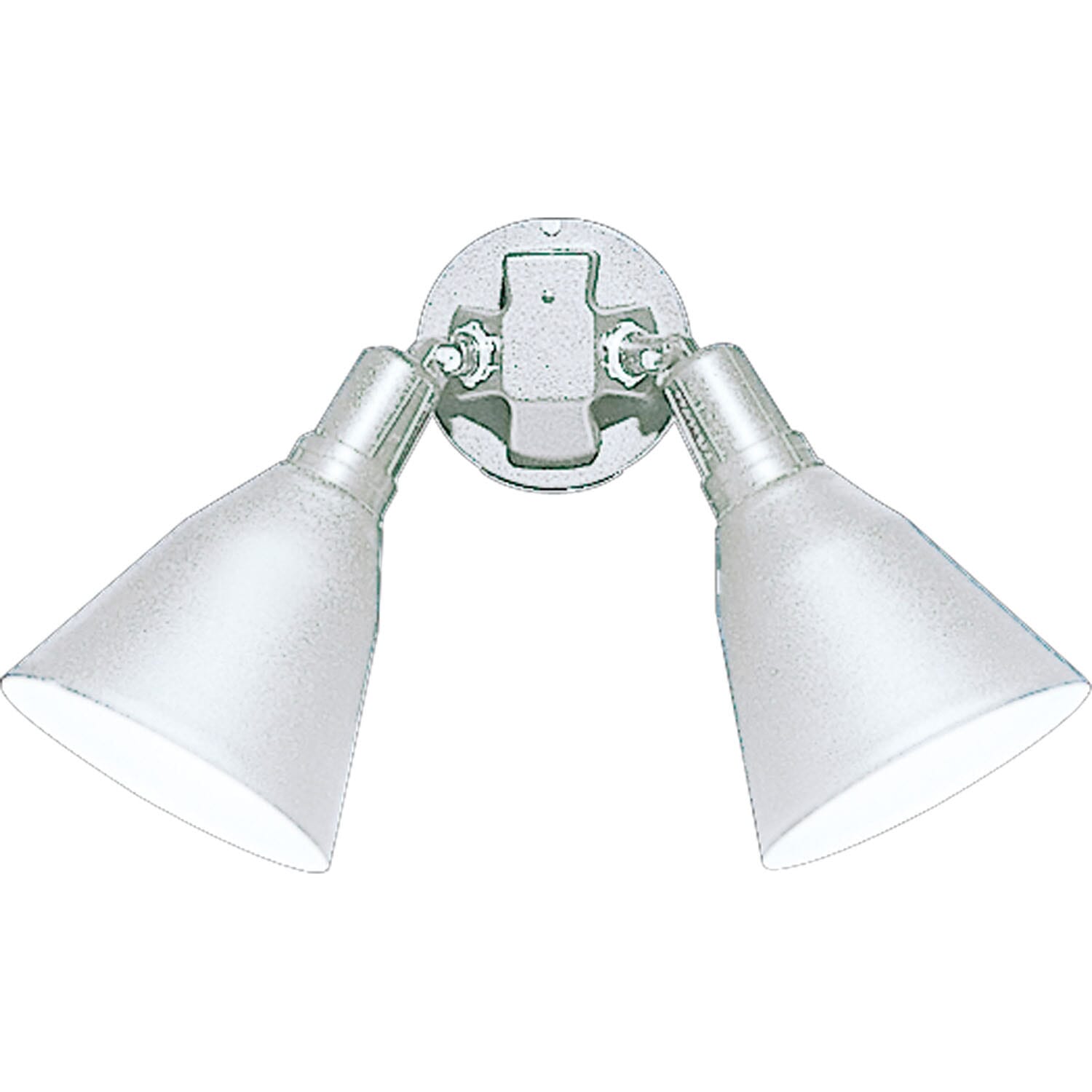 White Two Light Wall Lantern from the Par Lampholder Collection