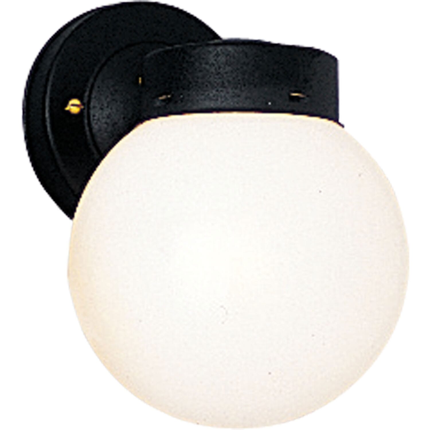 Black One Light Wall Lantern from the Utility Lantern Collection