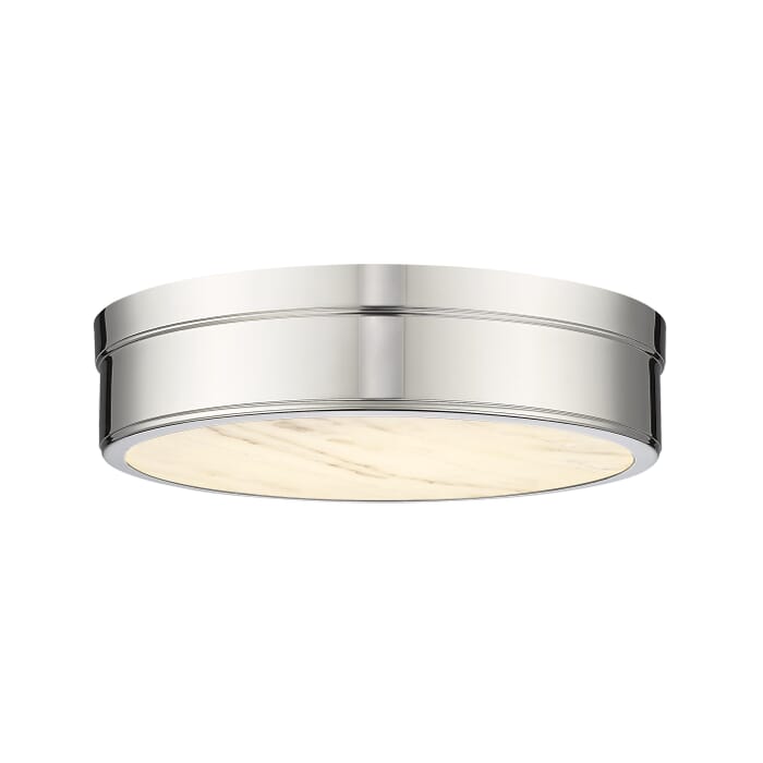 Anders 1-Light Flush Mount in Polished Nickel Anders 1-Light Flush Mount in Polished Nickel