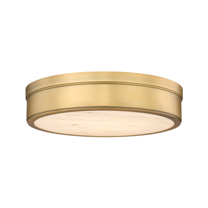 Anders 1-Light Flush Mount in Rubbed Brass Anders 1-Light Flush Mount in Rubbed Brass