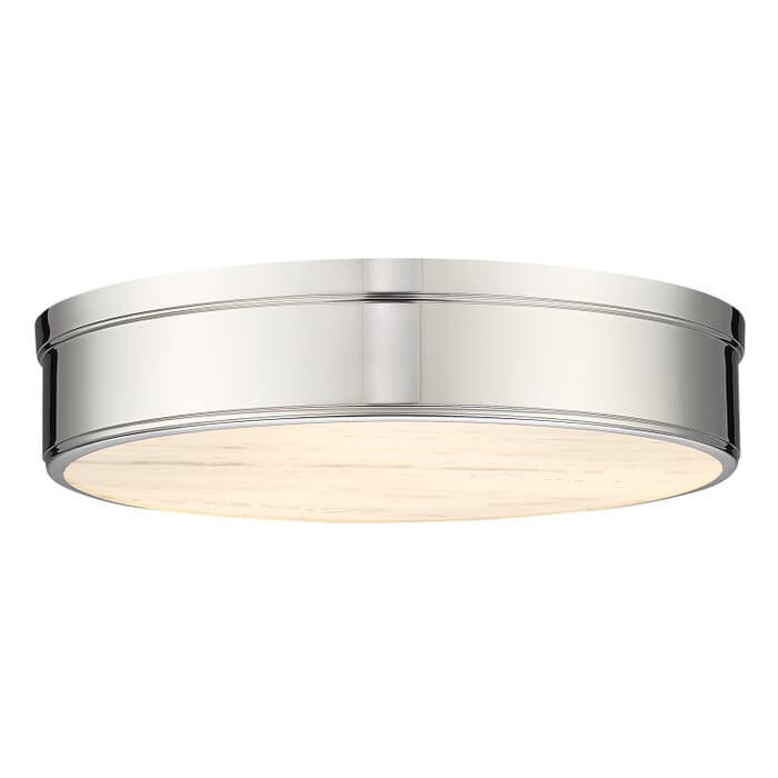 Anders 3-Light Flush Mount in Polished Nickel Anders 3-Light Flush Mount in Polished Nickel