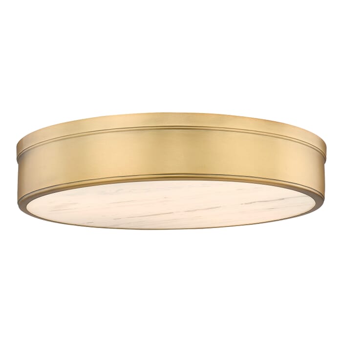 Anders 3-Light Flush Mount in Rubbed Brass Anders 3-Light Flush Mount in Rubbed Brass