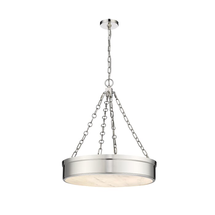Anders 3-Light Pendant in Polished Nickel Anders 3-Light Pendant in Polished Nickel