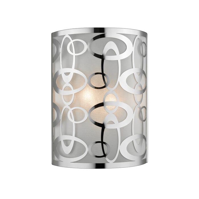 Z-Lite Opal 2-Light Wall Sconce In Chrome Z-Lite Opal 2-Light Wall Sconce In Chrome