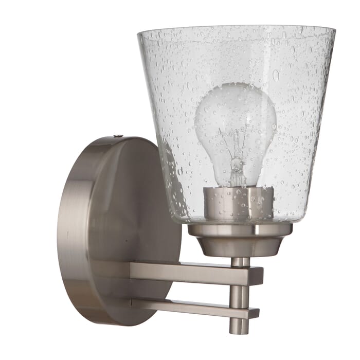 Craftmade Drake Wall Sconce in Brushed Polished Nickel Craftmade Drake Wall Sconce in Brushed Polished Nickel