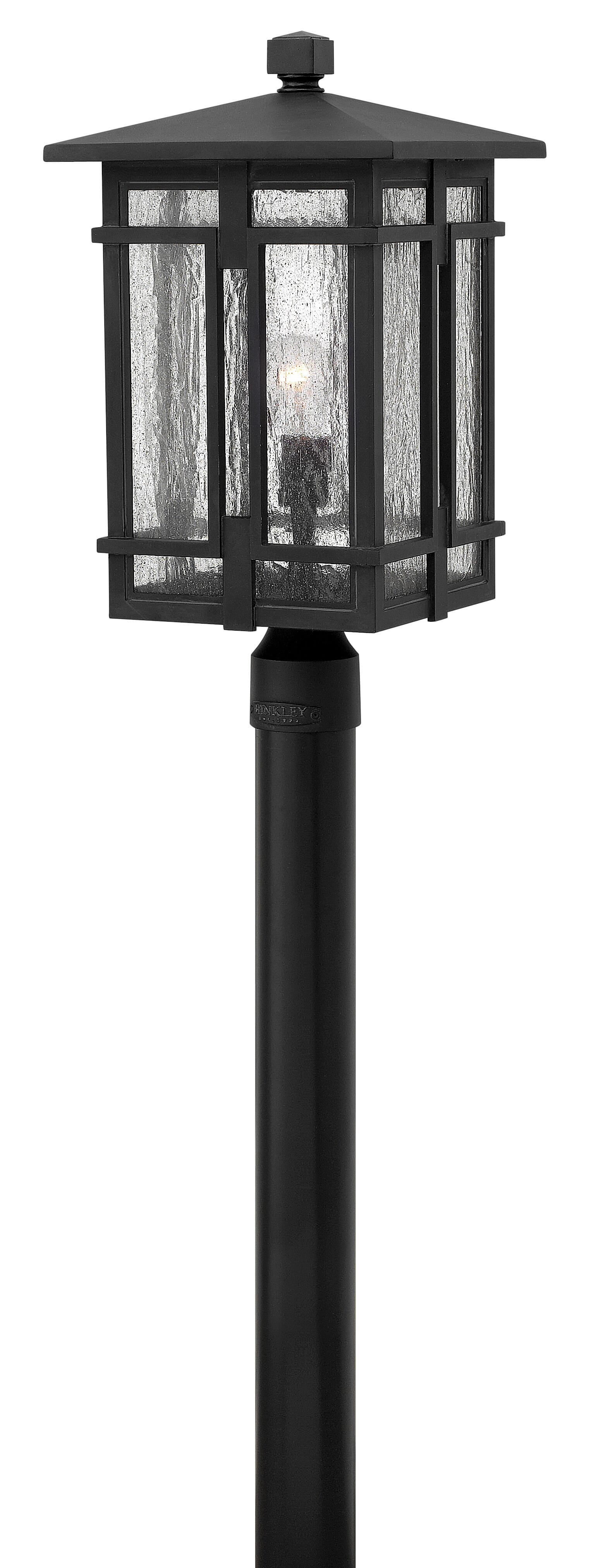 Museum Black LED Post Top  Pier Mount from the Tucker Collection
