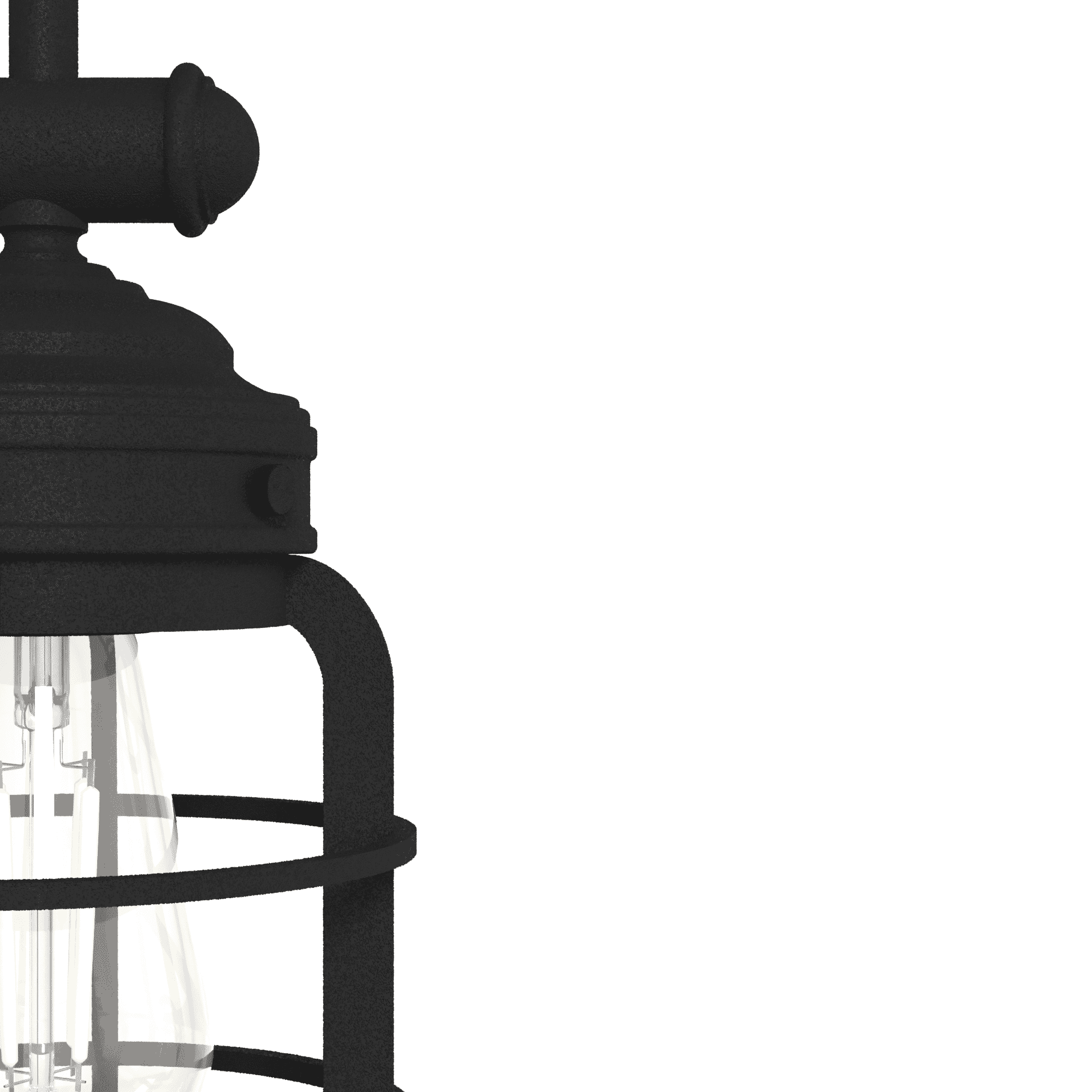 Hunter Starklake 5-Light Linear Chandelier in Natural Iron