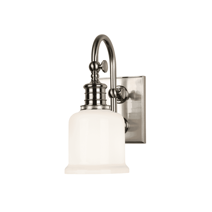 Hudson Valley Keswick 11" Wall Sconce in Satin Nickel Hudson Valley Keswick 11" Wall Sconce in Satin Nickel