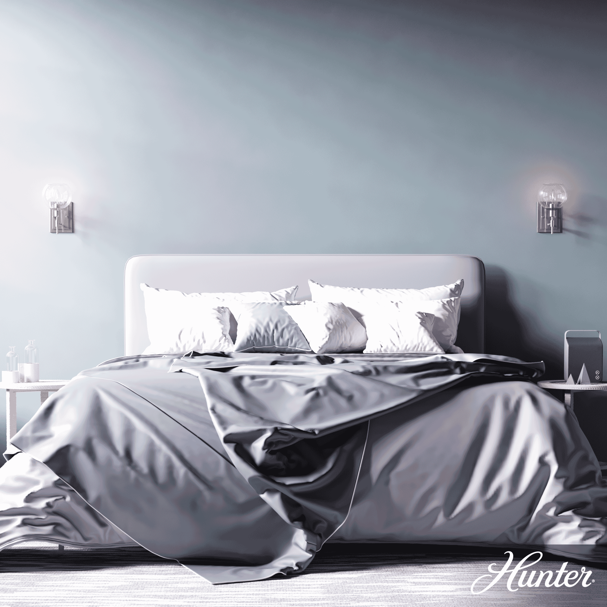 Hunter Xidane 1-Light Wall Sconce in Alturas Gold