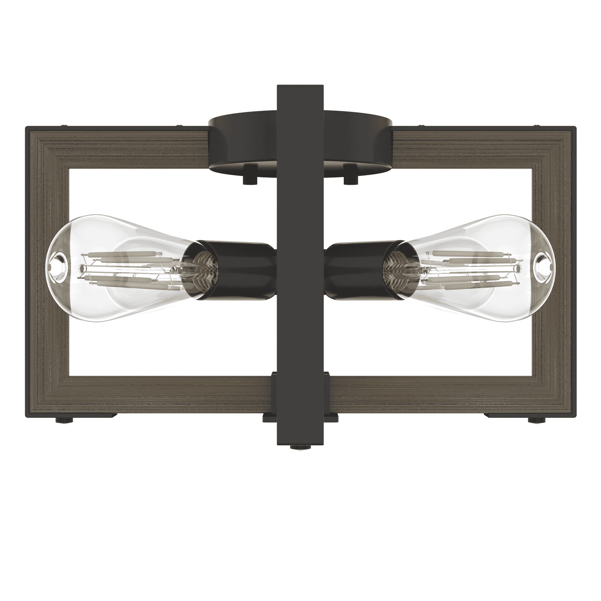 Woodburn 4-Light Flush Mount in Noble Bronze