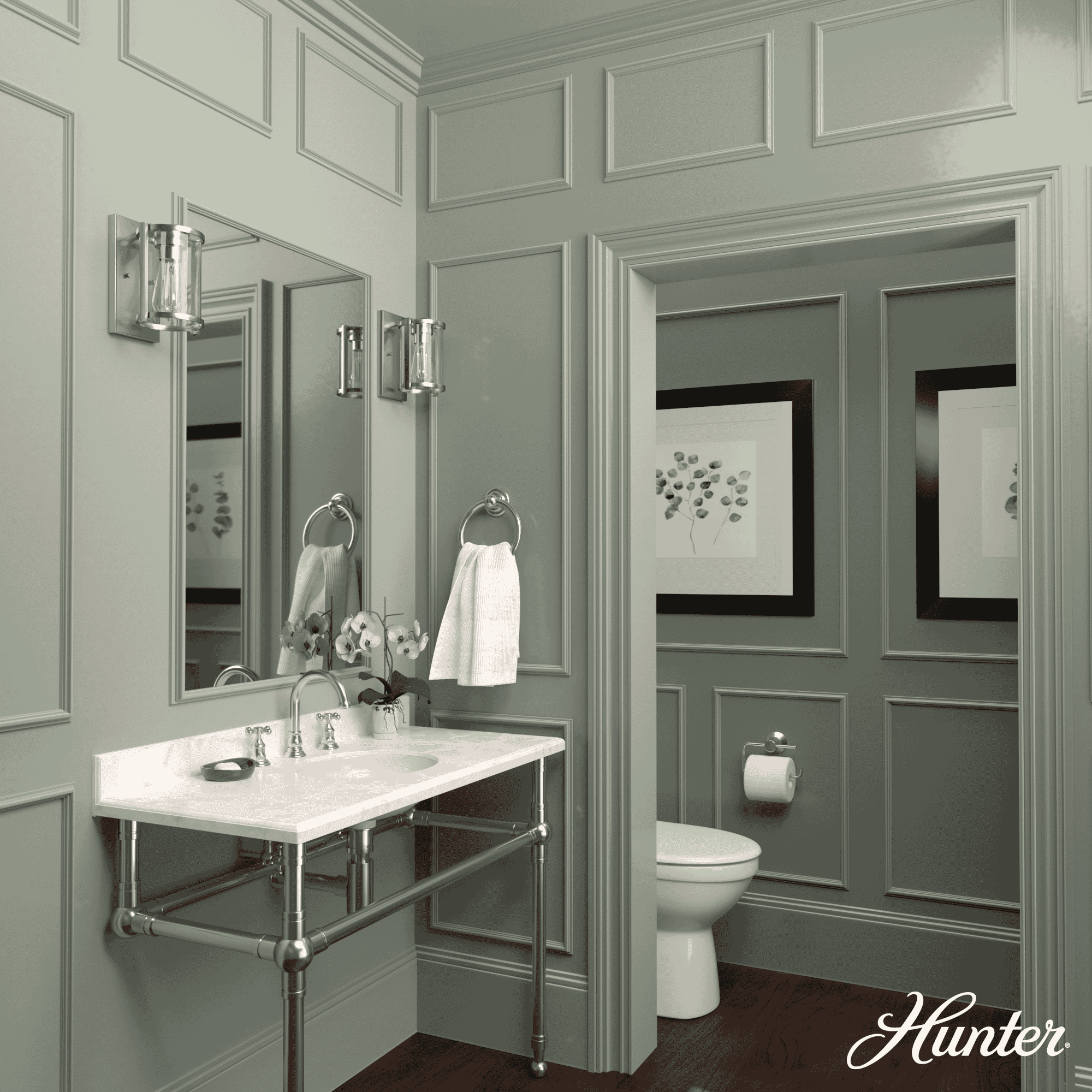 Hunter Astwood Wall Sconce - Thumbnail 3