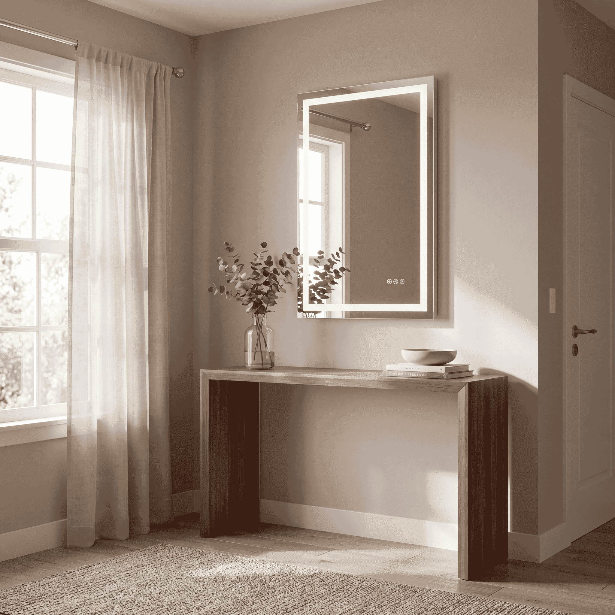 Oneida LED Rectangle Frontlit Mirror