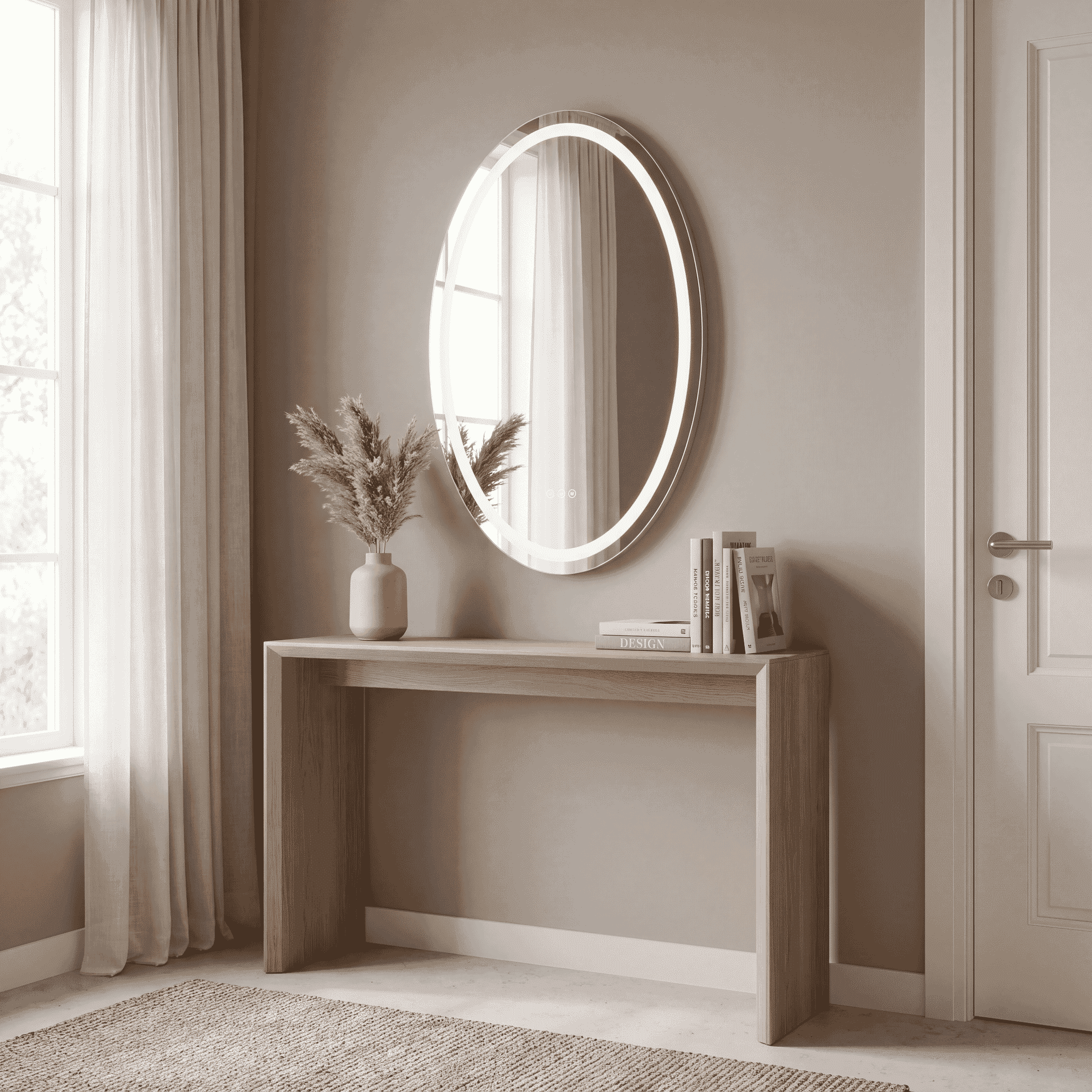 Oneida LED Oval Frontlit Mirror