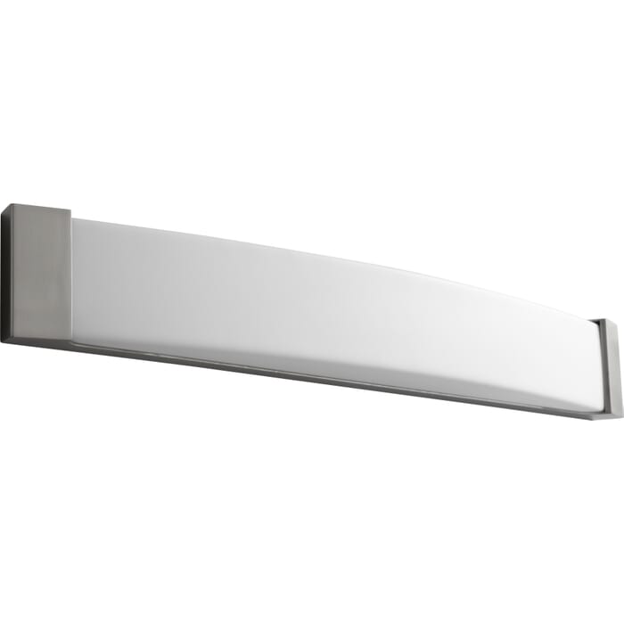 Oxygen Apollo 2-Light Bathroom Vanity Light in Satin Nickel Oxygen Apollo 2-Light Bathroom Vanity Light in Satin Nickel