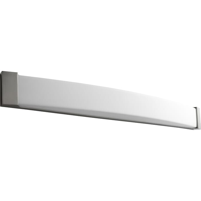 Oxygen Apollo 2-Light Bathroom Vanity Light in Satin Nickel Oxygen Apollo 2-Light Bathroom Vanity Light in Satin Nickel