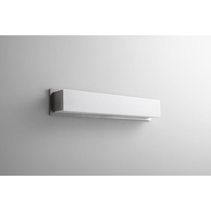 Oxygen Fuse 2-Light Bathroom Vanity Light in Satin Nickel Oxygen Fuse 2-Light Bathroom Vanity Light in Satin Nickel