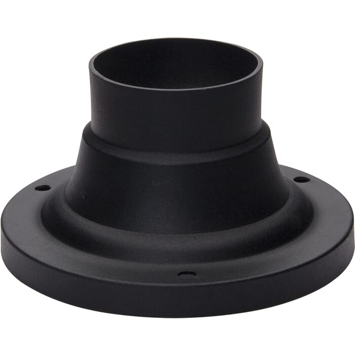 Maxim Lighting Outdoor Essentials 6" Pier Mount in Black Maxim Lighting Outdoor Essentials 6" Pier Mount in Black