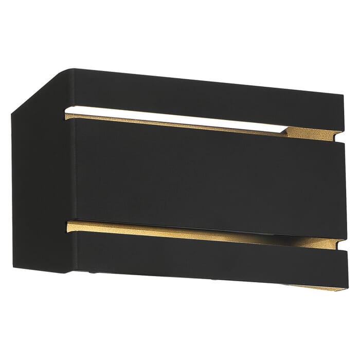 La Vida 2-Light LED Outdoor Wall Mount in Black La Vida 2-Light LED Outdoor Wall Mount in Black