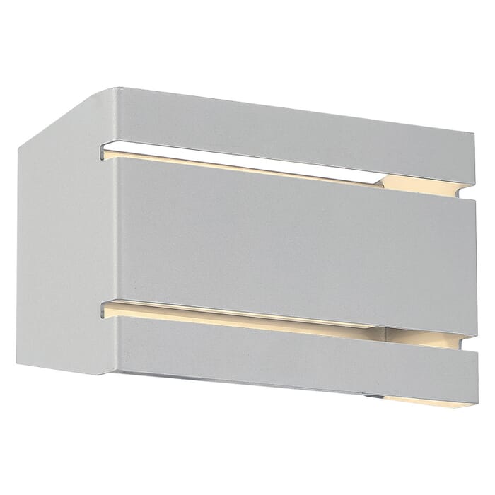 La Vida 2-Light LED Outdoor Wall Mount in Satin La Vida 2-Light LED Outdoor Wall Mount in Satin