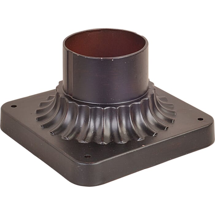 Maxim Lighting Outdoor Essentials 6" Cast Pier Mount in Oil Rubbed Bronze Maxim Lighting Outdoor Essentials 6" Cast Pier Mount in Oil Rubbed Bronze