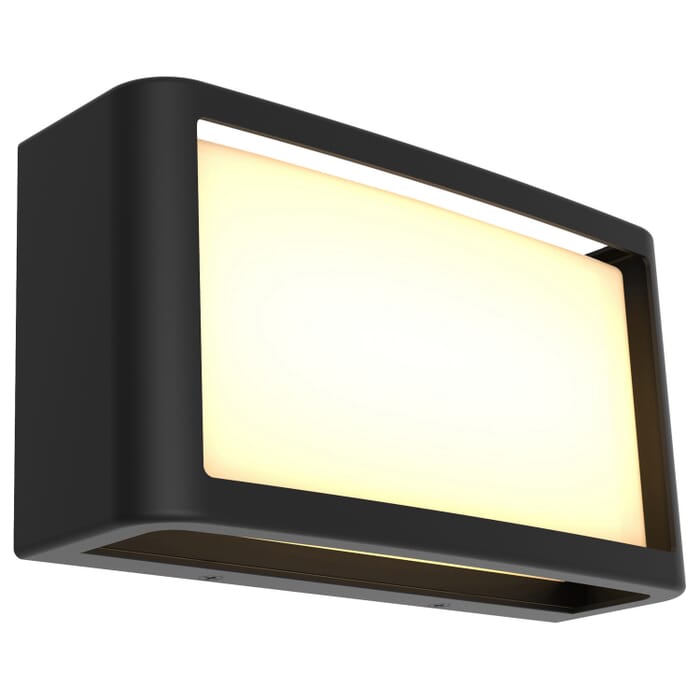 Malibu 1-Light LED Outdoor Wall Mount in Black Malibu 1-Light LED Outdoor Wall Mount in Black